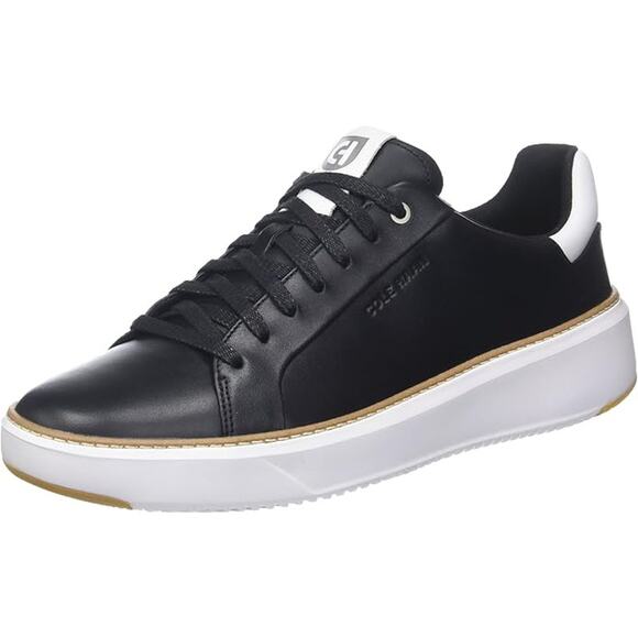 NWT Cole Haan Men’s GrandPro Topspin Golf Sneakers, Black 8 Wide main image 4